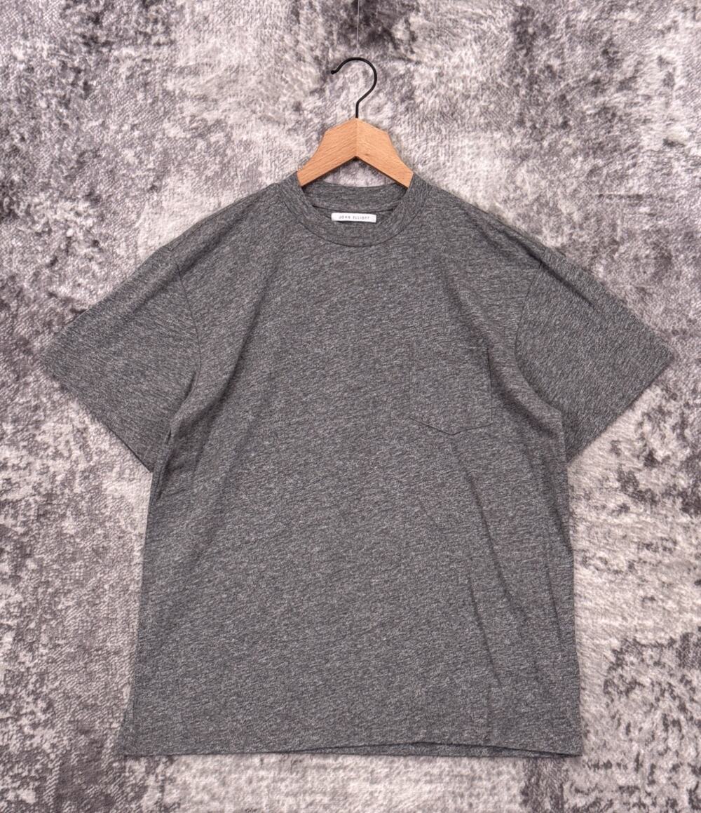 John Elliott T Shirt 1 / US Small Mens Heather Gray Short Sleeve Crew Neck